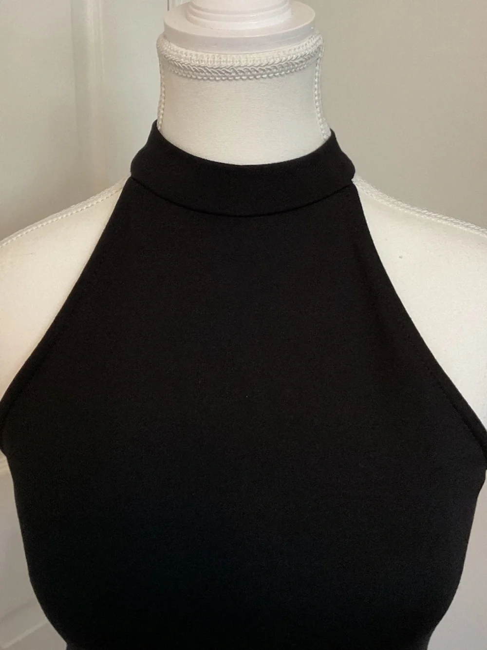 🤩 Rolla Coster Dress Black Halter Cocktail - size S - Picture 2 of 5